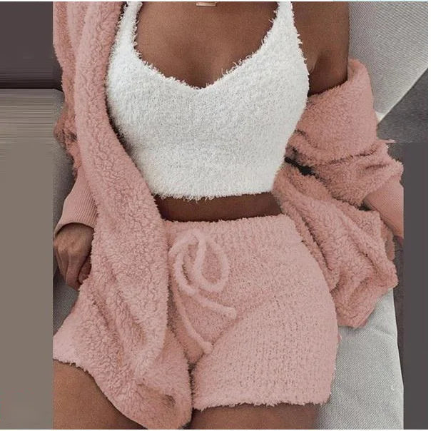 Bloomei- 3 Pc Cozy Knit Set