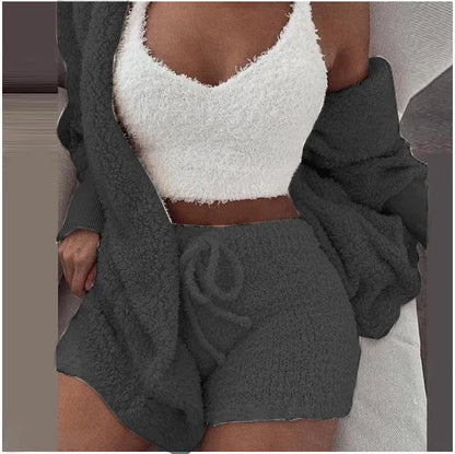 Bloomei - 3 Piece Cozy Knit Set
