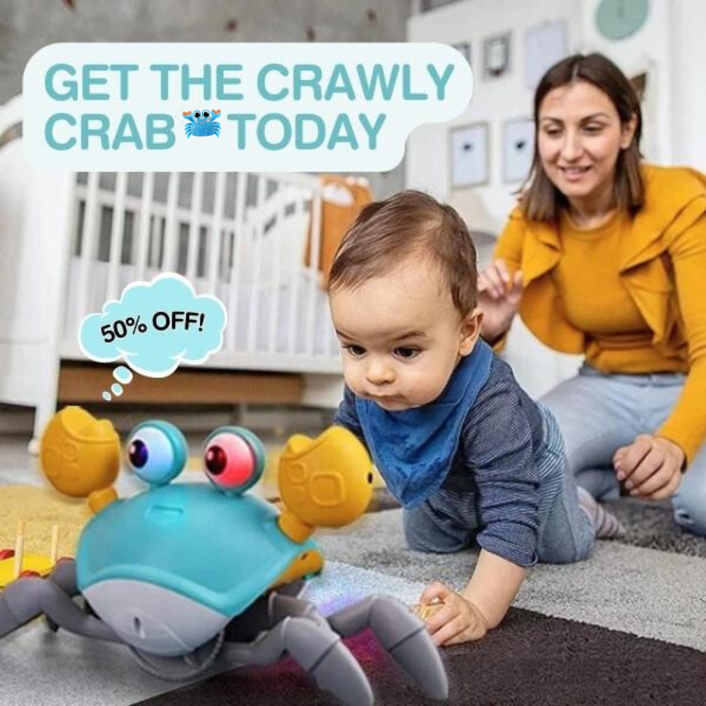 Crawling Crab - Tummy Time Pal