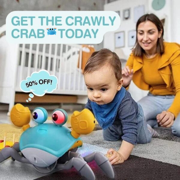 Crawling Crab - Tummy Time Pal